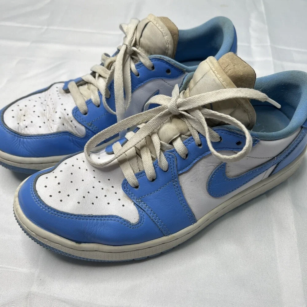 Nike Air Jordan 1 Low Golf sneakers in the UNC Colorway 9